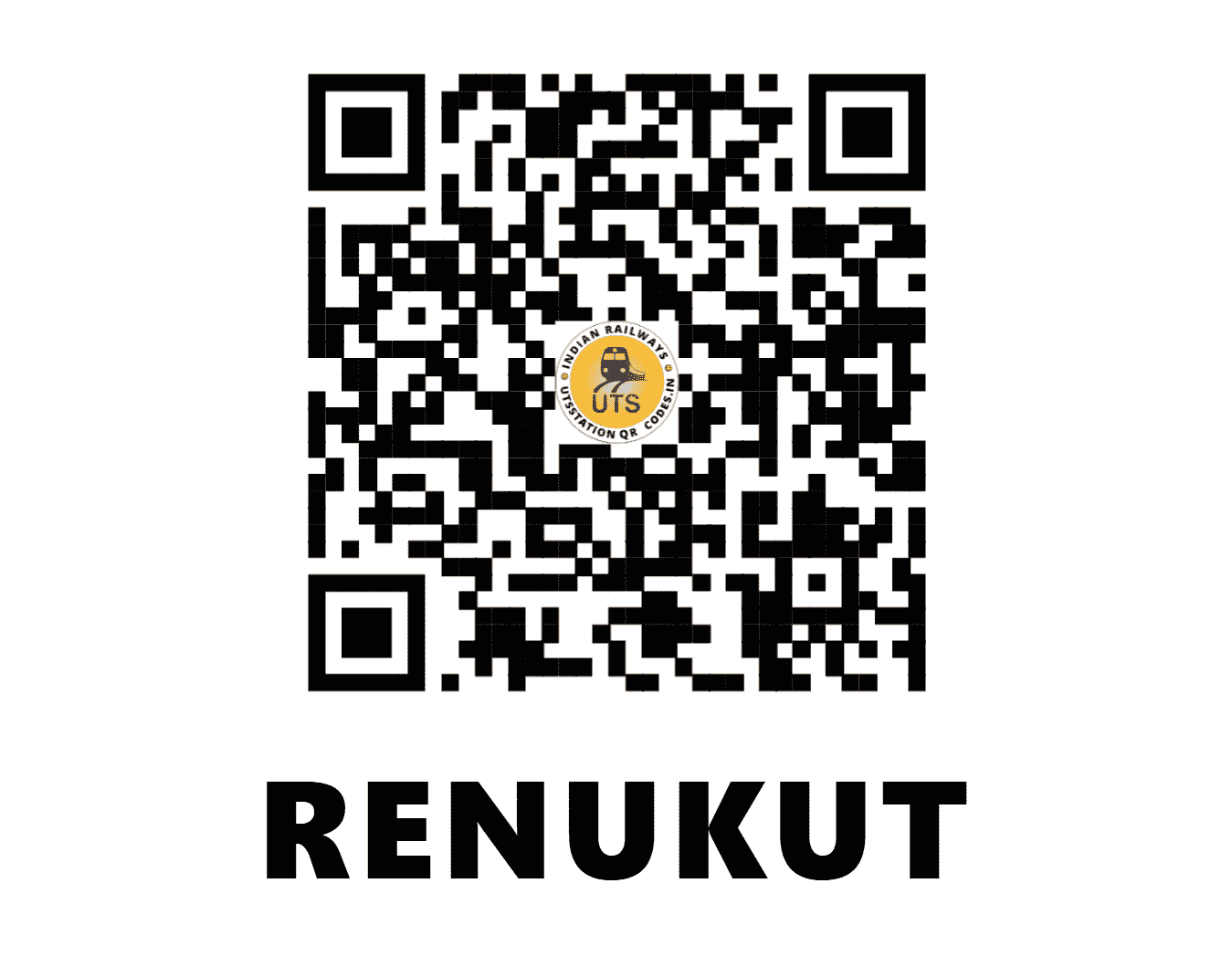 UTS QR Code for RENUKUT - RNQ - EC (UTTAR PRADESH)